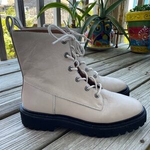 NWOT Madewell Rayna Lace-up Boot in “Harvest Moon” - Size 11. New, Never worn.